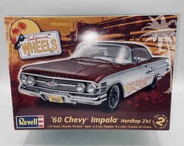 Revell California Wheels ‘60 Chevy Impala Hardtop 2&#39;n1 Model 85-4248 NEW... - £55.03 GBP