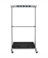 Garden Tool Organizer, 10 Slots with Hooks, Yard Tool Tower Rack with Wh... - $1,364.88 MXN