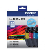 Brother LC402XL3PKS HIGH YIELD COLOR INK CARTRIDGE 3 PACK (1 EA. CYAN, M... - $3,341.32 MXN