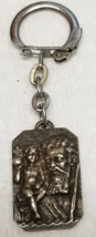 Globus Cruciger Keychain Infant Jesus Beltra Dyeworks Metal 1960s French... - £11.91 GBP