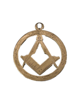 9K Gold Masonic Pendant Watch Fob Cooper Brothers Birmingham - £79.34 GBP