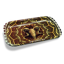 Smizzle Medium Rolling Tray - Goat Head (Esoteric Elements Series) - £5.55 GBP