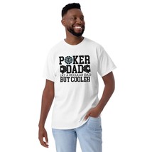 POKER DAD T-Shirt Tee | Funny Meme Father&#39;s Day Art Print No Limit Hold&#39;... - £15.70 GBP