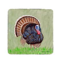 Betsy Drake Wild Turkey Neoprene Coaster Set of 4 - £27.23 GBP