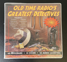 Old Time Radios Greatest Detectives 60 Programs • 30 Hours • 20 Audio Cassettes - £10.18 GBP