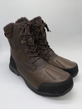 UGG Felton Winter Waterproof Boots 1103721 Stout Brown Vibram Men’s Size 14 - $140.49