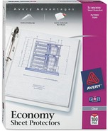 Avery Economy Clear Sheet Protectors, 8.5&quot; x 11&quot;, Acid-Free, Archival Sa... - $451.23 MXN