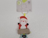 NWT Infant Clip Pull &amp; Jitter Santa Sensory Christmas Toy Go By Goldbug - $12.77