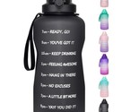 &quot;1 Gallon Water Bottle with Time Marker &amp; Straw - 128 oz BPA-Free - $18.69