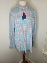 NWT Men&#39;s Crown and Ivy pink plaid button down shirt Large - £13.99 GBP