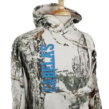 Cabela&#39;s Hoodie Sweatshirt Youth XL Zonz Woodlands Embroidered Hunting Camo - £12.78 GBP