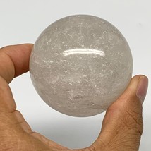 204g, 2.1&quot; (52mm), Natural Quartz Sphere Crystal Gemstone Ball @Brazil, B22245 - £14.46 GBP