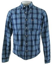 Hollister California Pacific Merchants Men&#39;s Plaid Shirt Size Medium 100... - £9.89 GBP
