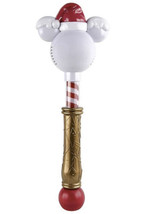 Mickey Mouse Holiday Light-Up Wand with Snow Bubbles NEW with Tags - £35.19 GBP