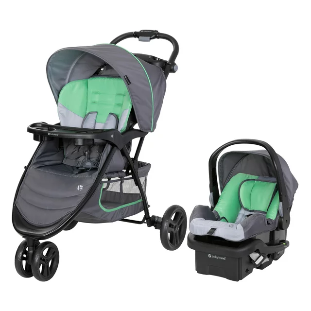 Baby Trend EZ Ride Travel System Stroller - Cozy Mint - £294.96 GBP