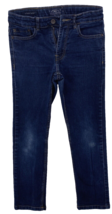 Lucky Brand Jeans Girls Size 10 Authentic Skinny Distressed Blue Denim Pants - £10.11 GBP