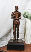 Medical Professional Physician Female Nurse Doctor Bronzed Resin Statue W/ Base - £50.35 GBP