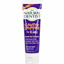 The Natural Dentist Cavity Zapper Fluoride Toothpaste For Kids Not Yucky Grape - £9.71 GBP