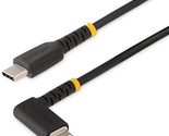 StarTech.com 6 Foot (2m) Durable Black USB-C to Lightning Cable - Heavy ... - $34.95