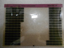 1996 Mercedes Model 202 Central Locking Microfiche System OEM Book 96-
s... - $105.38 MXN