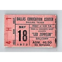 LED Zeppelin Konzert Ticket Stumpf Kann 18 1973 Dallas Texas - $261.35