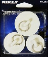 White Rubber Stoppers 3 Assortment small MEDium LARGE for Sink Peerless ... - $408.77 MXN