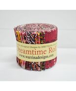 Jelly Roll (20 cuts) Dreamtime Red Australian Aboriginal Fabric Precuts ... - $28.97
