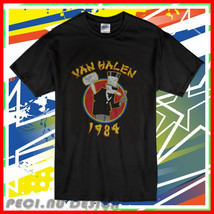 New Van Halen Concert Tour World 1984 UK T Shirt Usa Size - £17.19 GBP+
