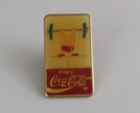 Heavy Weight Lifting Olympic Games &amp; Coca-Cola Lapel Hat Pin (A) - $6.31