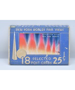 Vintage New York World&#39;s Fair Views In Color 16 Postcard Set 1939-1940 - $913.87 MXN