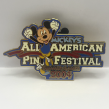 Disneyland Resort Mickey&#39;s All American Pin Festival 2004 Pin - £6.20 GBP
