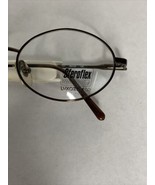 VTG New Luxottica Sferoflex 2072 Brown Metallic Eyeglass Flex Frame 48-2... - £27.54 GBP