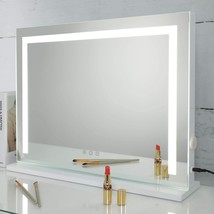 Showtimez Vanity Mirror With Lights, Tabletop Wall-Mounted, 22.8&quot; W X 17.5&quot; H - £94.02 GBP
