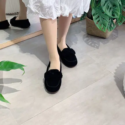 New 2024 Spring Summer  Women Moccasins Shoes Leather Women Flat Shoes Casual Lo - £194.81 GBP