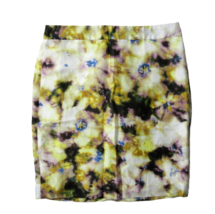 NWT J.Crew Fleurette Pencil in Pale Lilac Watercolor Floral Linen Silk Skirt 6 - £18.73 GBP