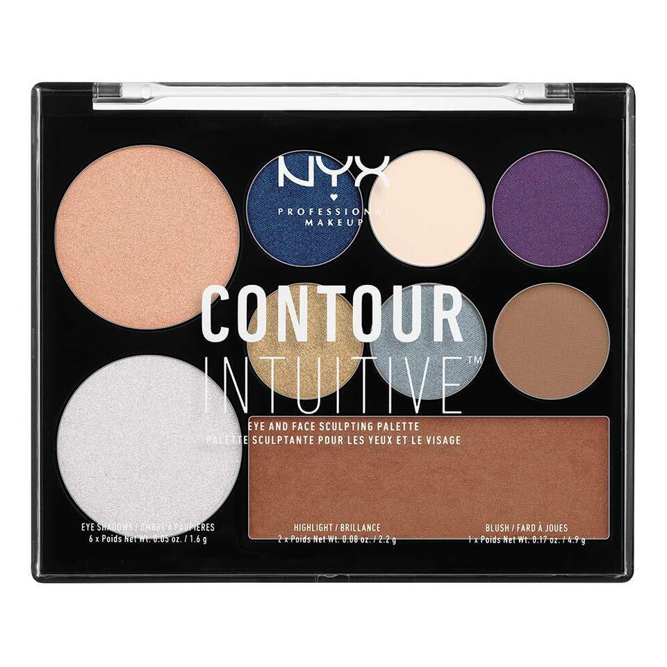 NYX Contour Intuitive Eye and Face Sculpting Palette - 04 Jewel Queen - $14.73