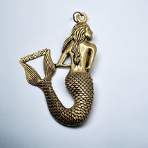 Mermaid Charm Ocean Sea Jewelry Swimming Beach Keychain Necklace Pendant... - $14.94