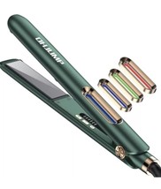 OHJUMP T6 Curling Iron and Hair Straightener Ionic Ceramic Flat Iron - $331.39 MXN