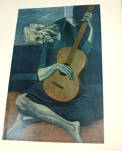 Vintage Picasso Print The Old Guitarist 53783 - £15.81 GBP