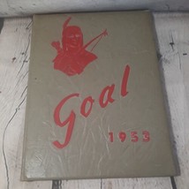 The Goal Indian Valley South High 1953 Yearbook Annual Gnadenhutten Ohio - £23.73 GBP