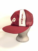 Phillies World Champs Vintage Semco MLB Cap Mesh Trucker Snapback Hat Ma... - £21.50 GBP