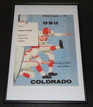 1960 Colorado vs Oklahoma State Football Framed 10x14 Poster Official Repro - £39.65 GBP