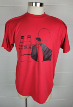 Vtg Hanes 50/50 Red Single Stitch T-Shirt Tee Gay Man Leather Daddy USA XL 46-48 - £118.70 GBP