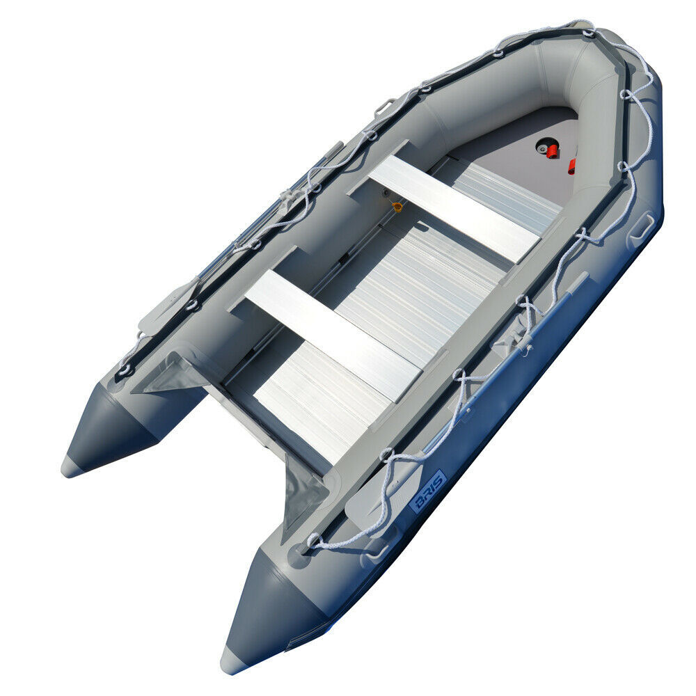 BRIS 12.5ft Inflatable Boat Inflatable Dinghy Rescue & Dive Raft Fishing  Boat- Inflatable Boat