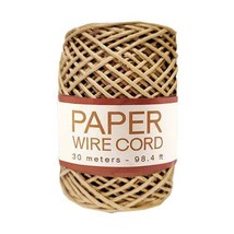 Paper Wire Cord Spool Jewelry Making Gift Wrapping Scrapbooking Crochet ... - £4.29 GBP