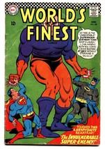Worlds Finest #158 Comic Book 1966-DC COMICS-BATMAN-SUPERMAN - £15.94 GBP