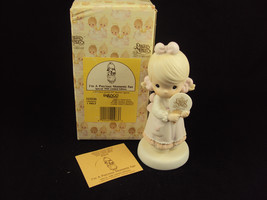 Precious Moments 523526 I&#39;m a Precious Moments Fan Limited 1990 Free Shi... - $22.95