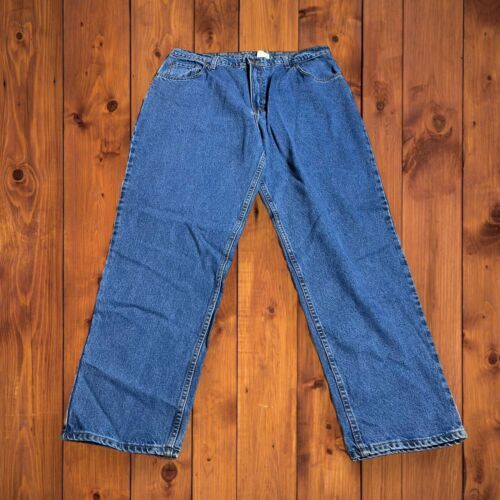 Deadstock NWT Vtg 90s Y2K Jordache Jeans 38x32 Baggy Blue Denim Relaxed ... - $45.00