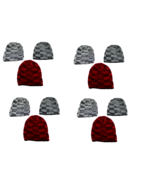 12 Pack Heated Beanie Ski Hat Unisex Faux FUR Warm Lined Insulation Thermal - £23.45 GBP