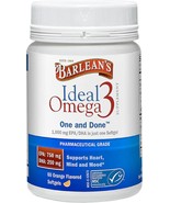 Barlean&#39;s Ideal Omega 3 60 Softgels - $40.99